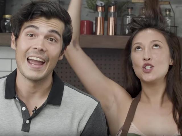 Solenn Heussaff and Erwan Heussaff in sibling cook off
