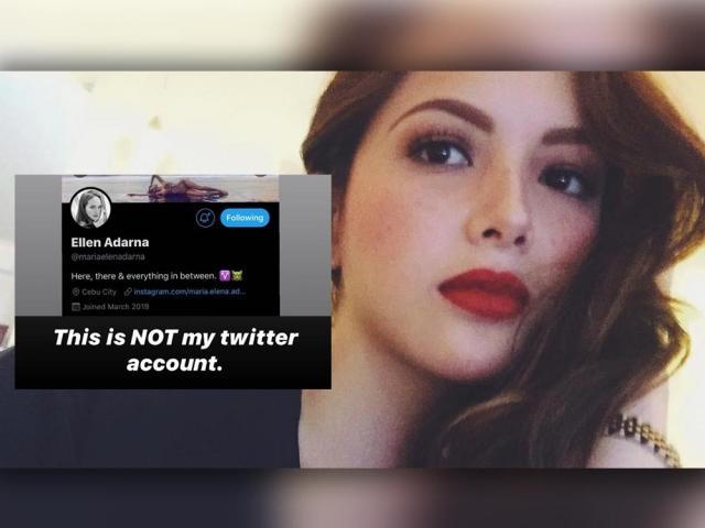 ellen adarna of fake twitter account