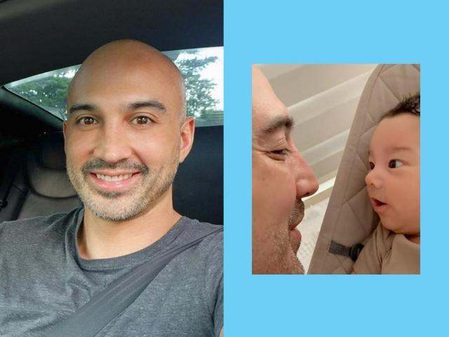 KC Montero and son Wyatt