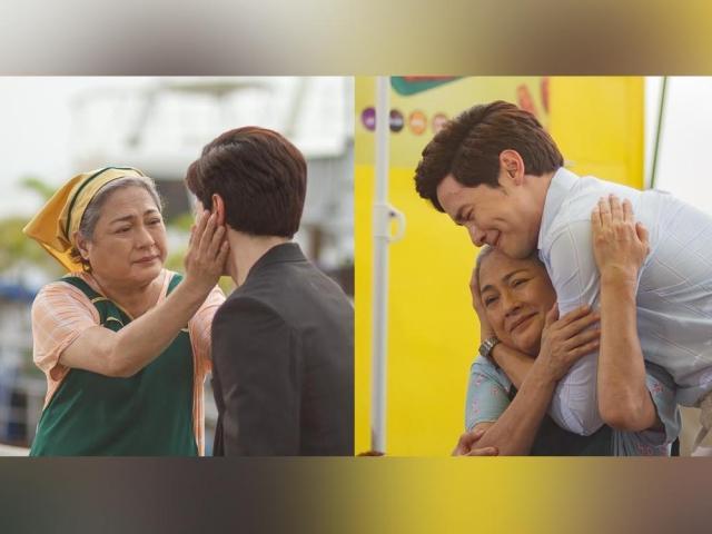 Alden Richards and Gina Alajar