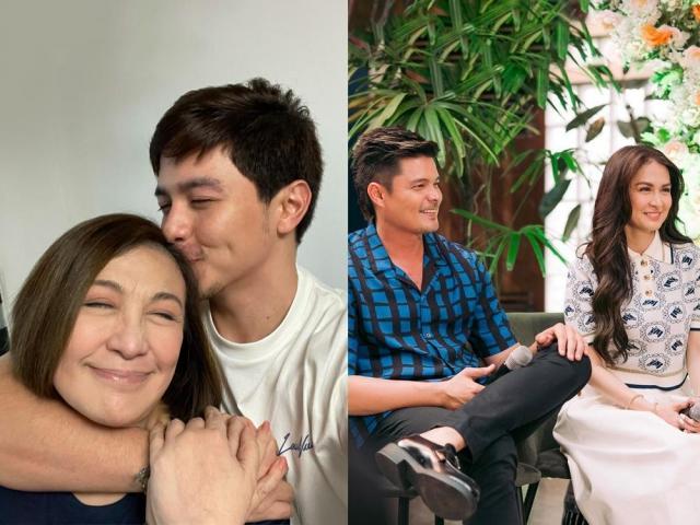 Alden Richards with Sharon Cuneta and Dingdong Dantes and Marian Rivera
