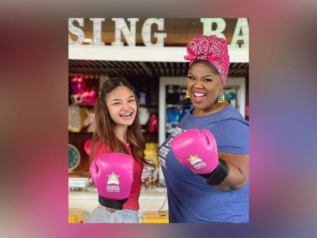 Angelica Hale and Cheryl Porter