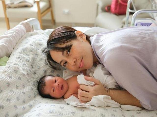 Andi Manzano and Baby Lucia