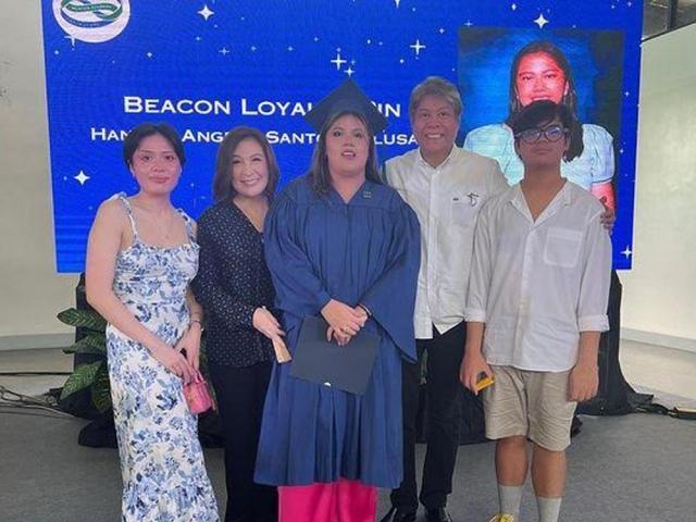 Sharon Cuneta, Kiko Pangilinan, Miel, Frankie, and Miguel