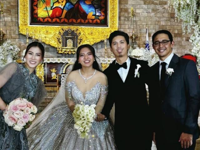 Alex Gonzaga attends Cong and Viy wedding