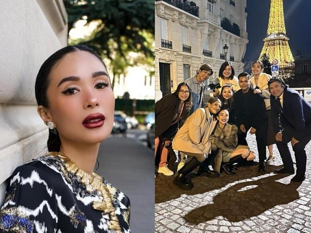 heart evangelista and her paris fashion week team