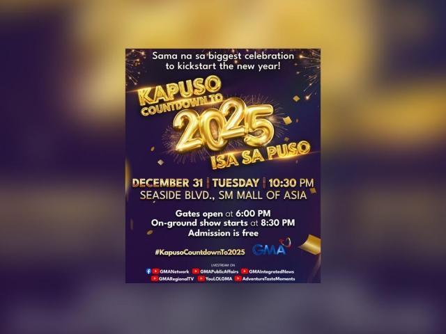 Kapuso Countdown to 2025 Isa sa Puso in SM MOA