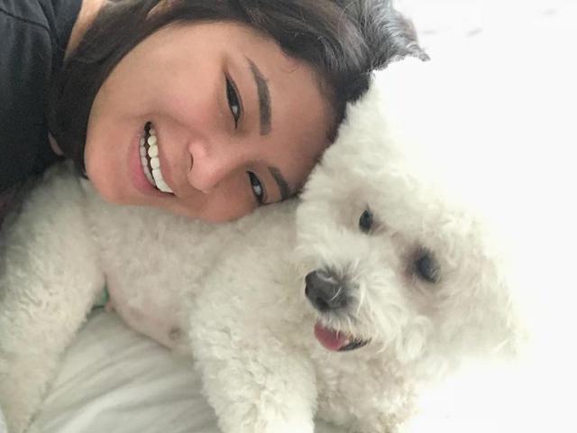 angel locsin mourns death of pet dog