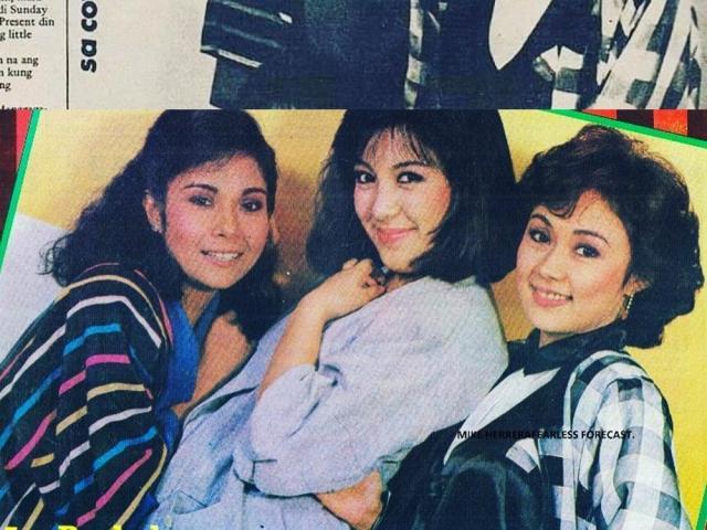 Sharon Cuneta with Nora Aunor and Vilma Santos