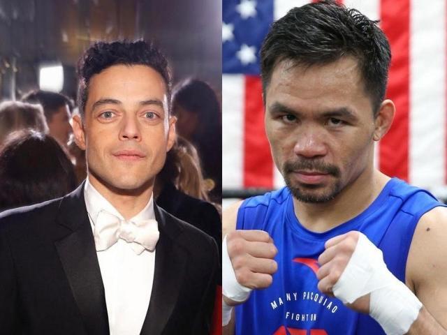 Rami Malek, Manny Pacquiao