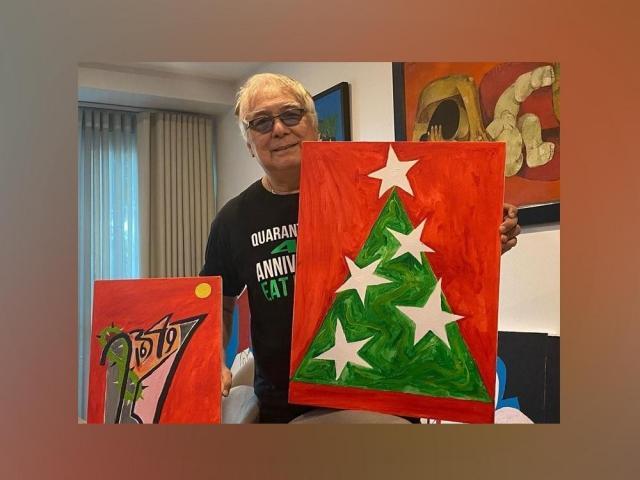 Joey de Leon and his paintings