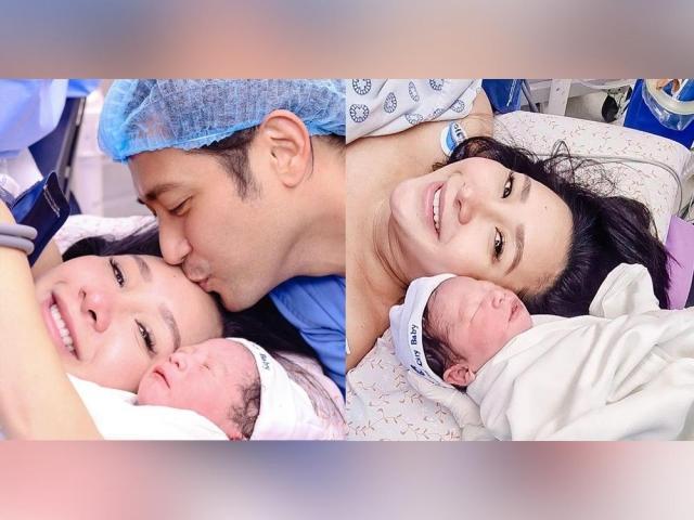 Melissa Gohing Rocco Nacino and Baby Ezren Raffaelo