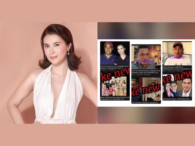 Sunshine Cruz and Cesar Montano