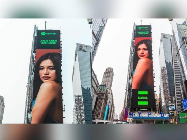 Julie Anne San Jose in Times Square