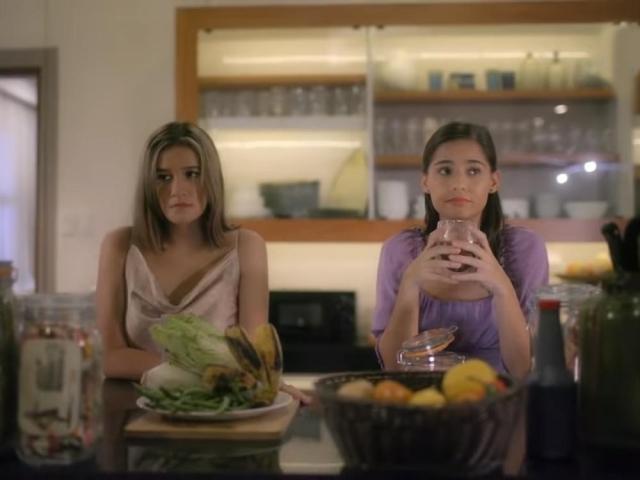 Yana Asistio and Jasmine Curtis-Smith in The World Between Us