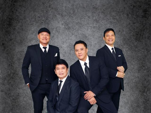 OPM Hitmen Richard Reynoso, Renz Verano, Rannie Raymundo and Chad Borja in OPM Stars concert