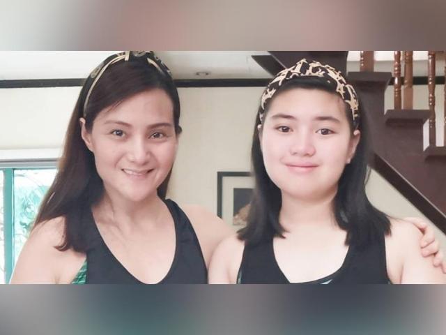 Gladys Reyes with daughter Aquisha