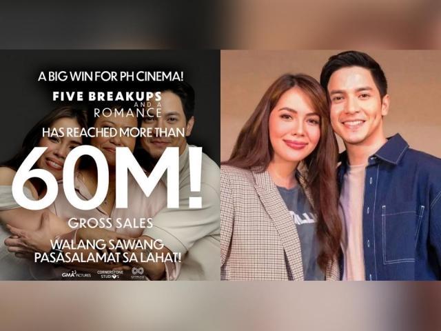 Alden Richards and Julia Montes in Five Break Ups and a Romance