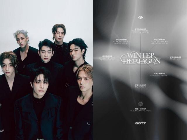 got7 winter heptagon comeback