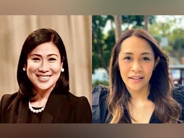 Miss Annette Gozon-Valdes and Joy Marcelo