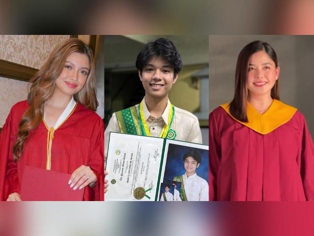 Shaira Diaz, Lianne Valentin, Marco Masa graduation