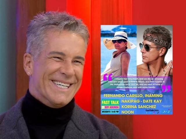 Fernando Carrillo and Korina Sanchez