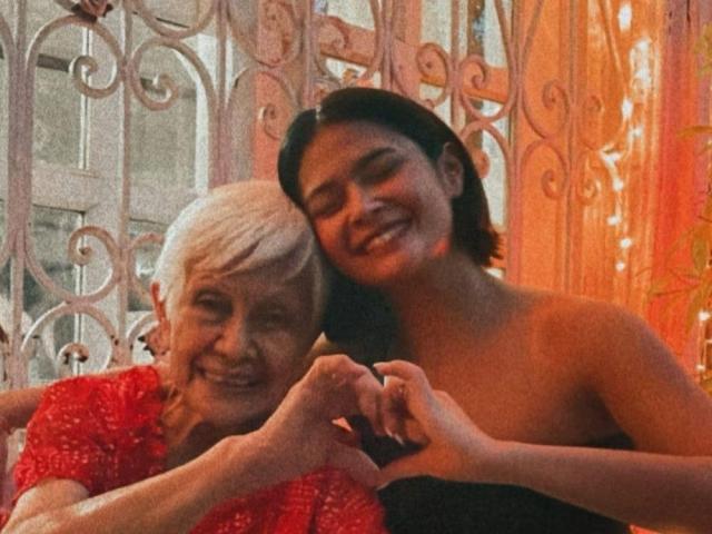 Bianca Umali and her grandmother Vicky