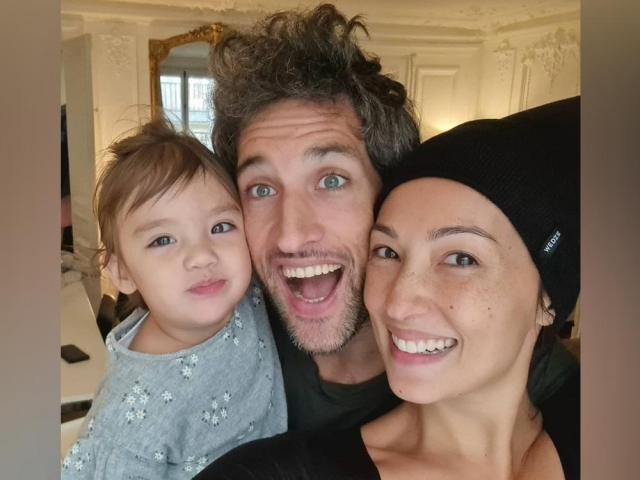 Solenn Heussaff, Nico Bolzico, and baby Thylane Katana Bolzico