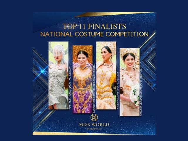 Miss World Philippines national costume competition finalists