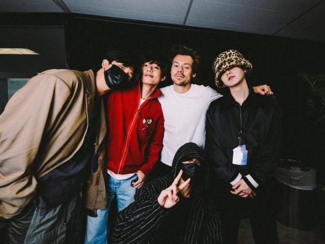 RM Suga V Jungkook Harry Styles