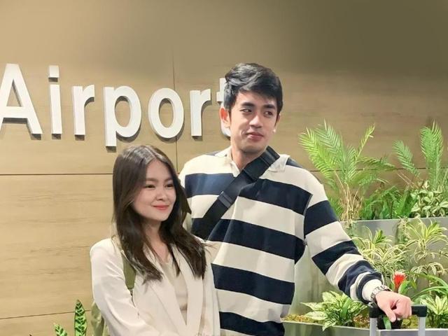 Barbie Forteza and David Licauco in south korea