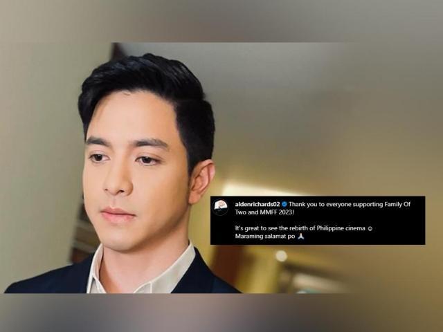 Alden Richards thanks supporters of Family of Two