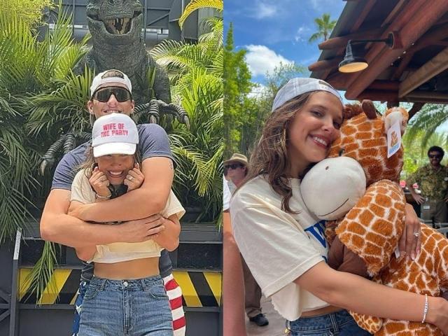 Millie Bobby Brown and Jake Bongiovi