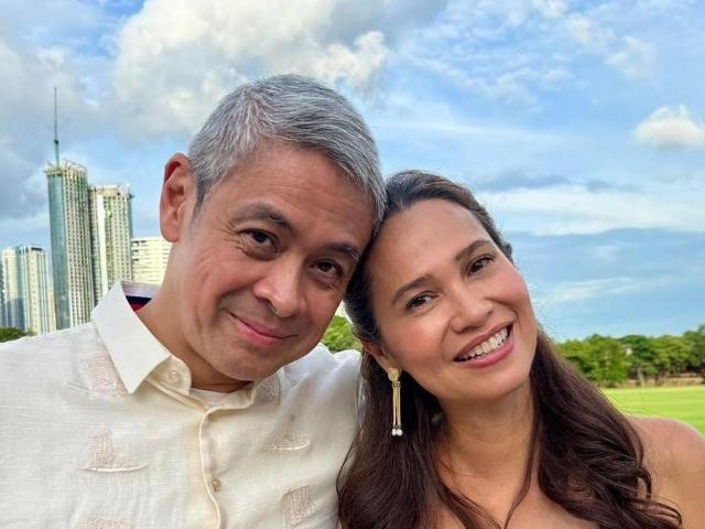 Maricel Laxa and Anthony Panglinan