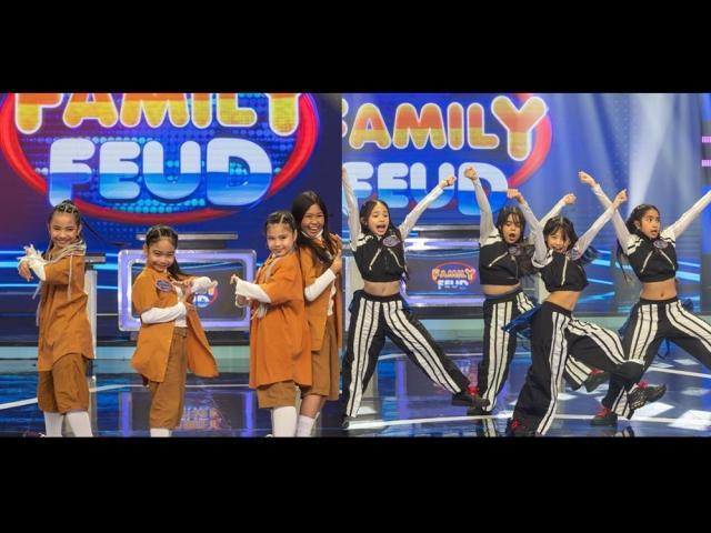 AKIDZ at Electro Groovers Jrs kiddie contestants in Family Feud