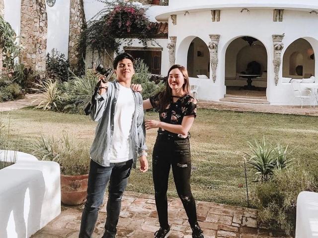 Mika dela Cruz surprises boyfriend Nash Aguas