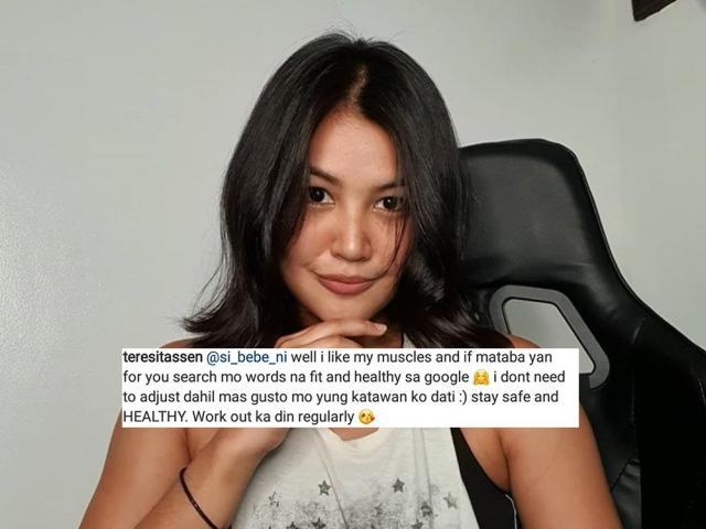 Winwyn Marquez reacts to an Instagram comment