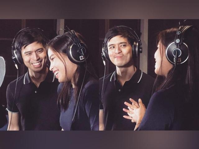 Topper Fabregas and Hannah Precillas