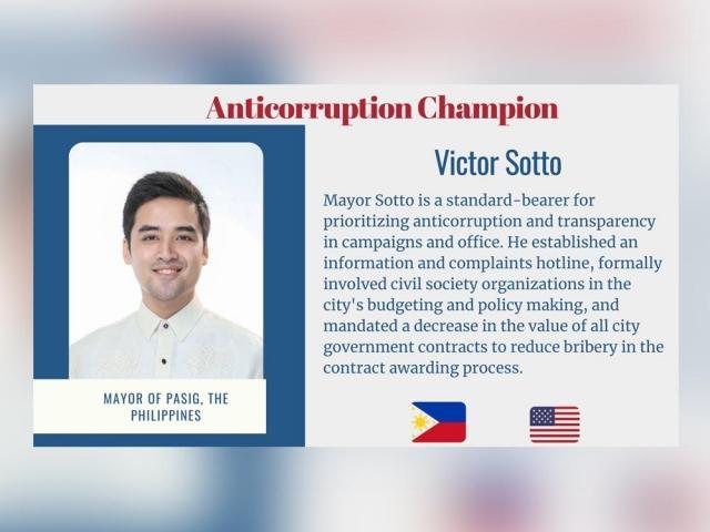 Pasig City Mayor Vico Sotto