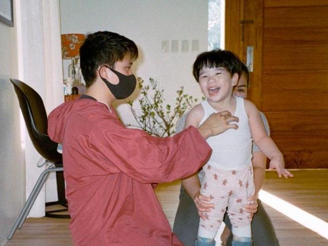 Saab Magalona and Baby Pancho