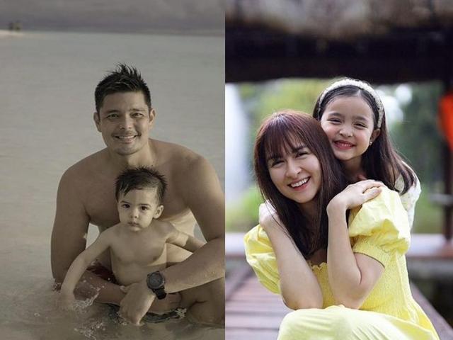 Marian Rivera and Dingdong Dantes with Zia and Ziggy