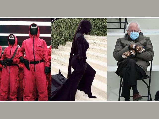 Squid Game Kim Kardashian Bernie Sanders