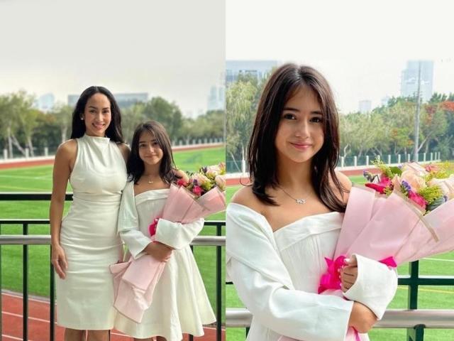 Ina Raymundo with daughter Minka