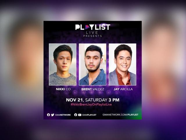 Nikki Co Brent Valdez Jay Arcilla on the GMA Playlist Live