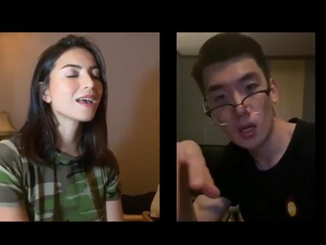 glaiza de castro iu and bts eight cover