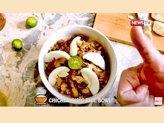 Tonipet Gaba chicken sisig rice bowl