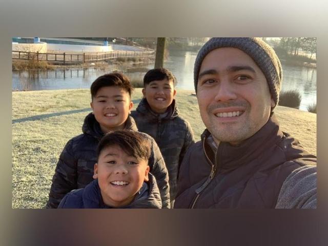 Carlo Munoz and kids