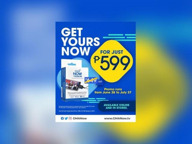 GMA Now discounted price