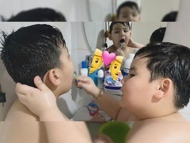 Baeby Baste and brother Samsam