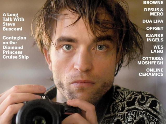 Robert Pattinson on the cover of GQ